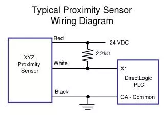 Typical Proximity Sensor Wiring Diagram