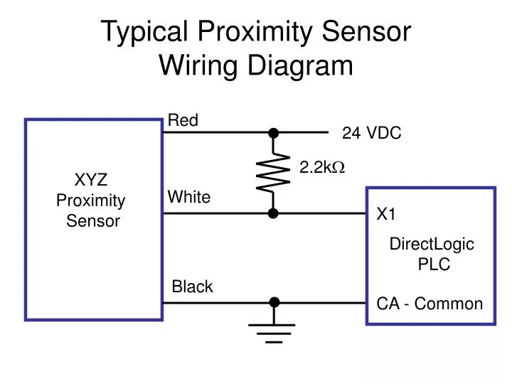typical proximity sensor wiring diagram