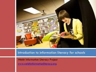 Introduction to information literacy for schools