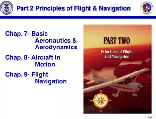 Part 2 Principles of Flight &amp; Navigation