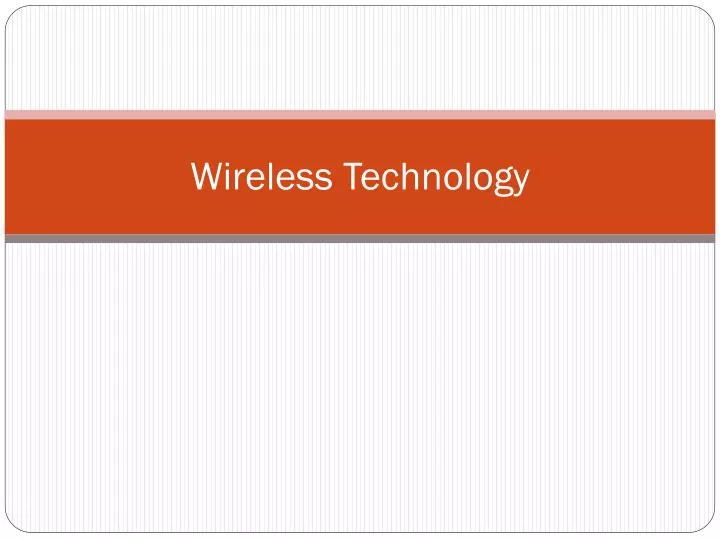 wireless technology