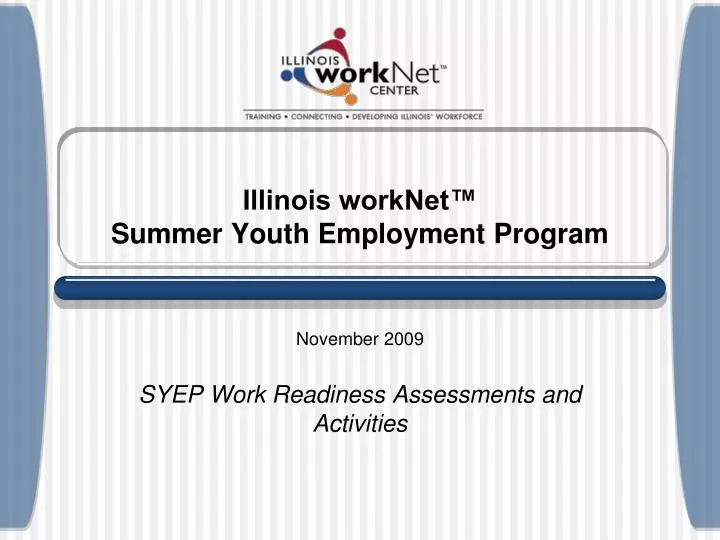 illinois worknet summer youth employment program