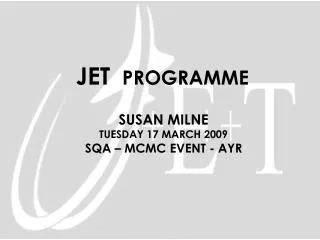 JET PROGRAMME