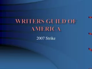 Writers Guild of America