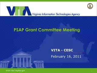 PSAP Grant Committee Meeting