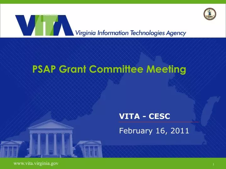 psap grant committee meeting