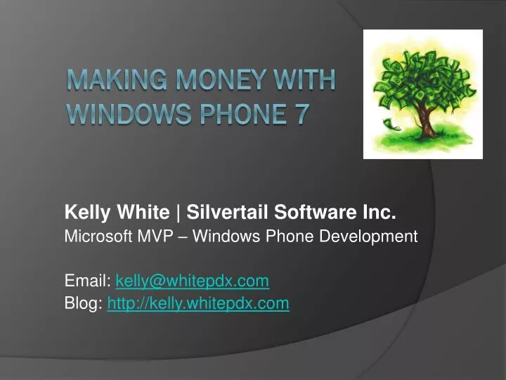 making money with windows phone 7