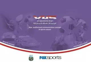 TV signals covering VHS Sports' Realtime 3D Advertising service.