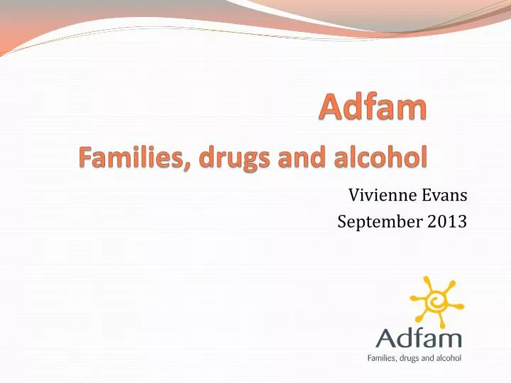 adfam families drugs and alcohol