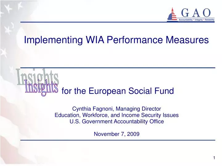 implementing wia performance measures