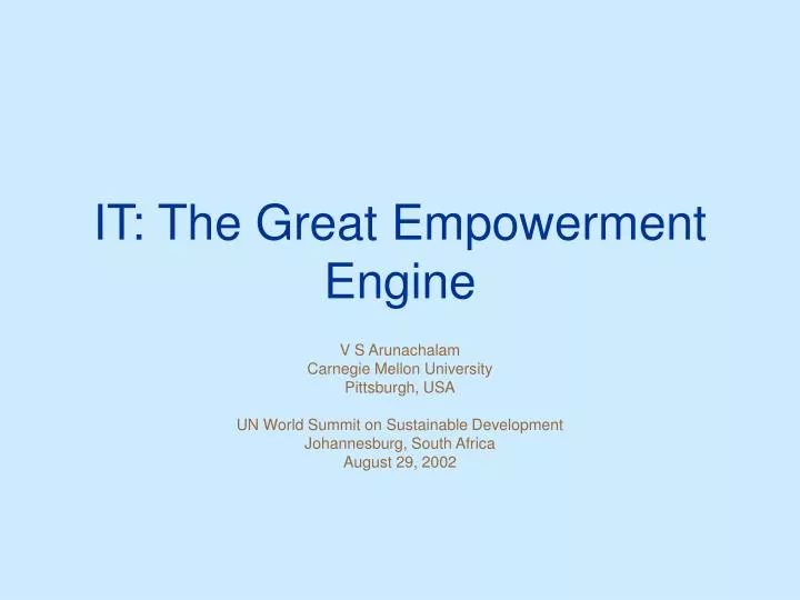 it the great empowerment engine