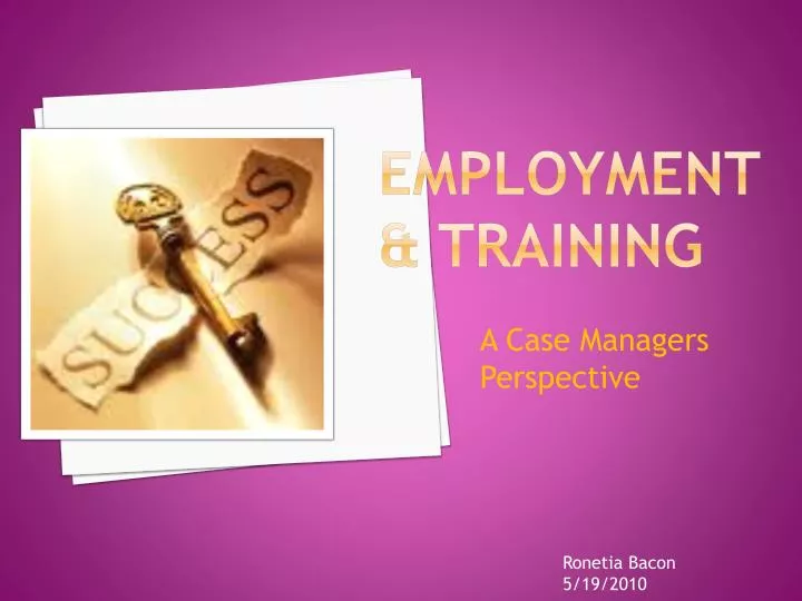 employment training