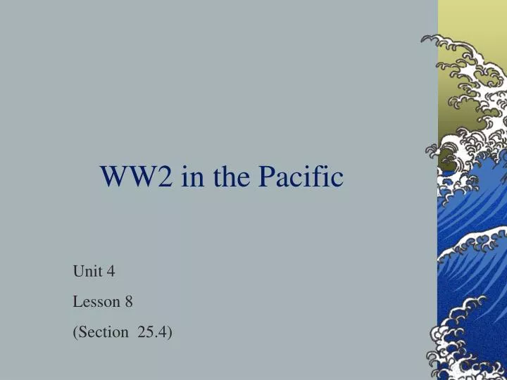 ww2 in the pacific