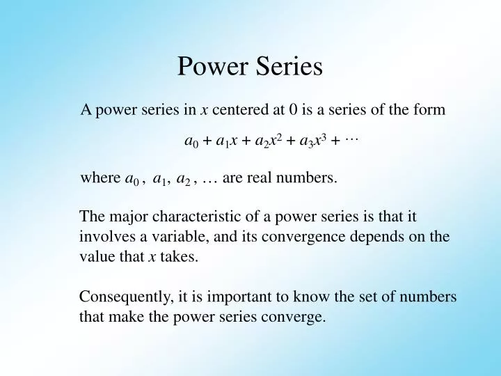 power series