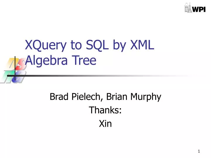 xquery to sql by xml algebra tree