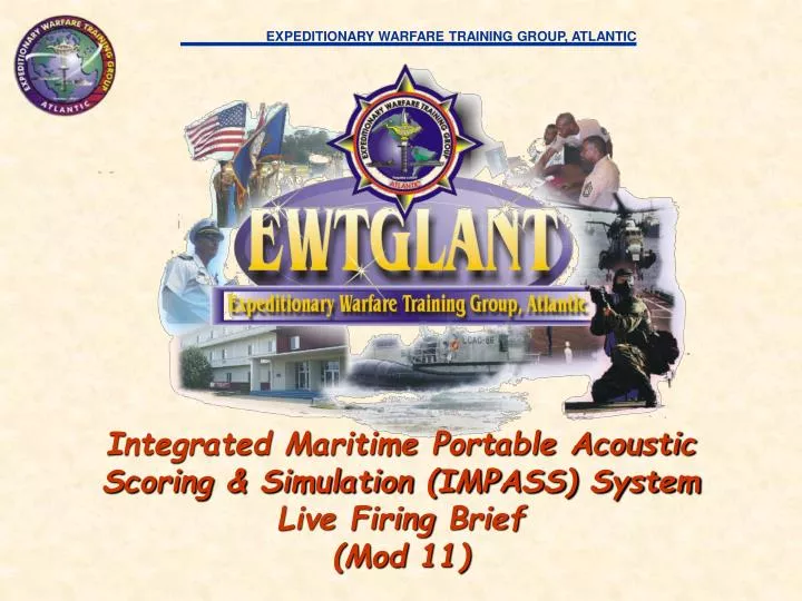 integrated maritime portable acoustic scoring simulation impass system live firing brief mod 11