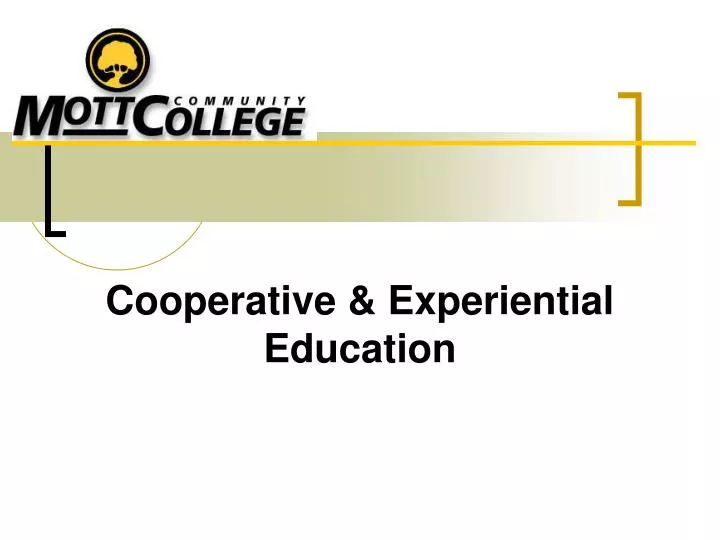 cooperative experiential education