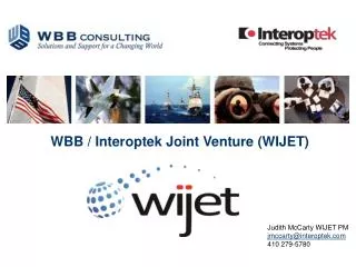 WBB / Interoptek Joint Venture (WIJET)