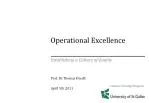 Operational Excellence - slide 1