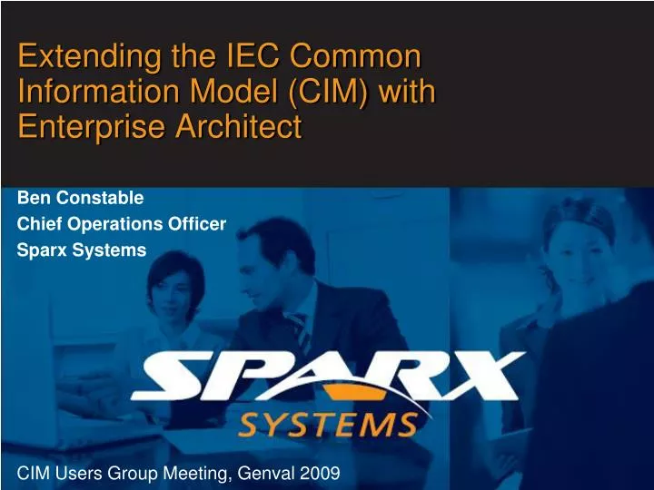extending the iec common information model cim with enterprise architect