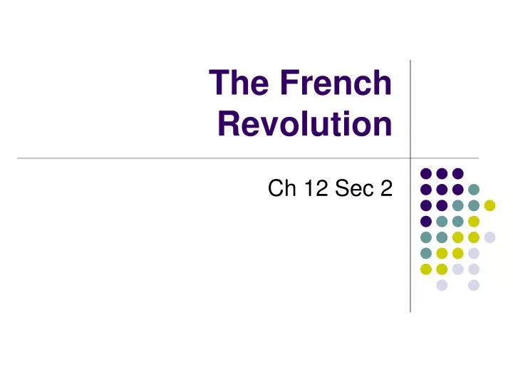 the french revolution