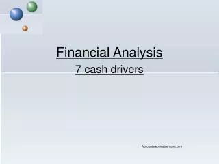 Financial Analysis 7 cash drivers