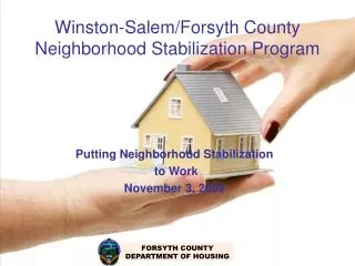 Winston-Salem/Forsyth County Neighborhood Stabilization Program