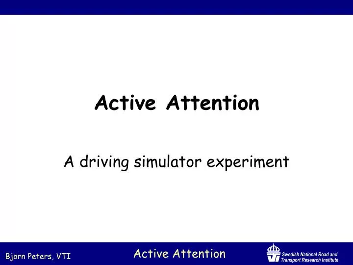 active attention
