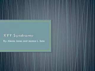 XYY Syndrome