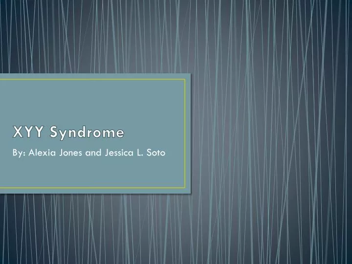 xyy syndrome