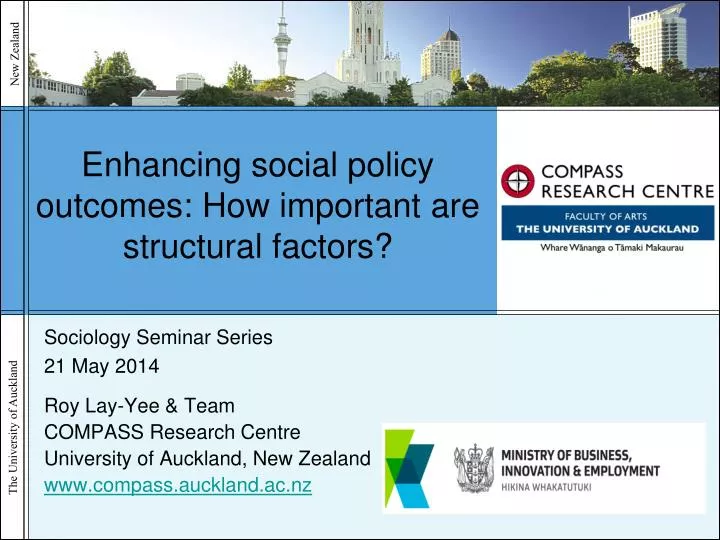 enhancing social policy outcomes how important are structural factors