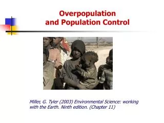 Overpopulation and Population Control