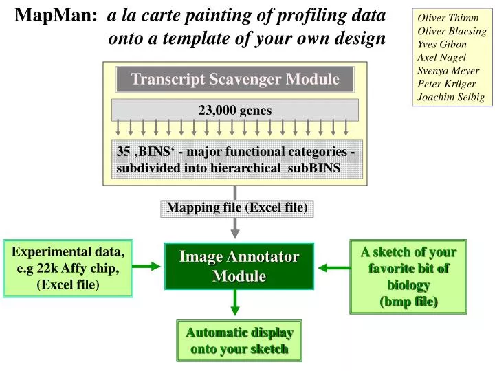 mapman a la carte painting of profiling data onto a template of your own design