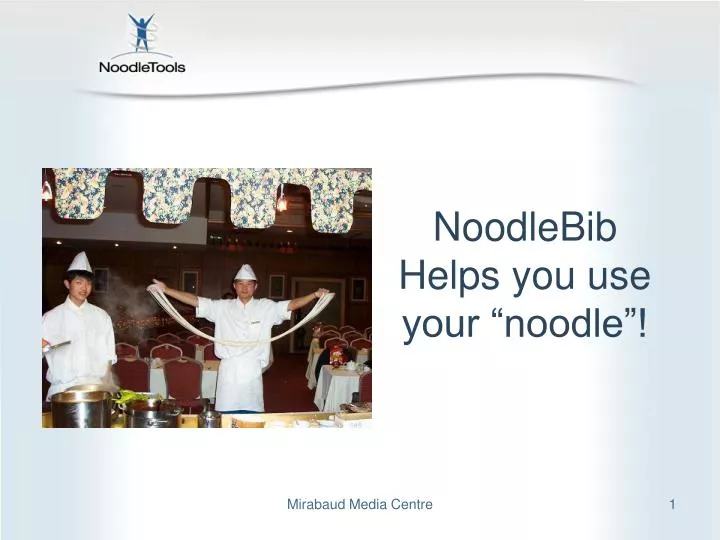 noodlebib helps you use your noodle