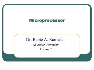 Microprocessor