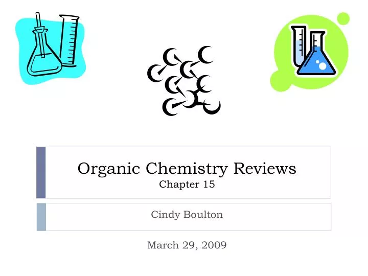 organic chemistry reviews chapter 15