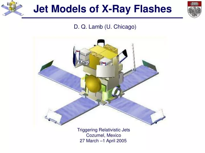jet models of x ray flashes
