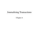 Journalizing Transactions: Essential Guide to Source Documents and Entries - slide 1