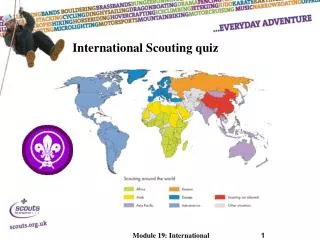 International Scouting quiz