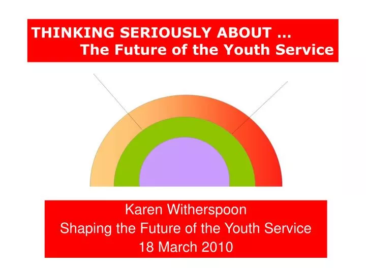 thinking seriously about the future of the youth service