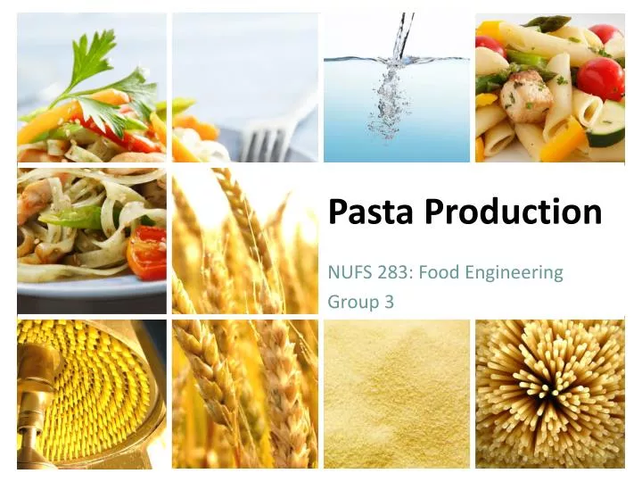 pasta production