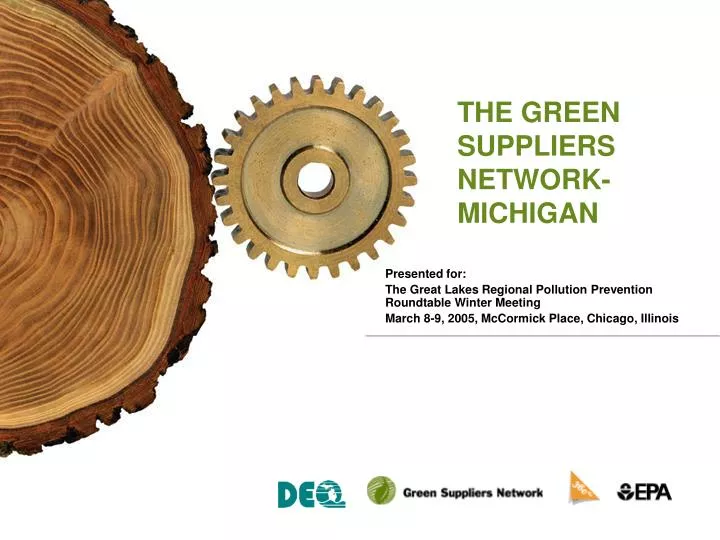 the green suppliers network michigan