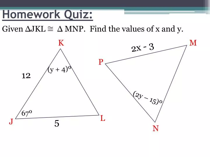 homework quiz