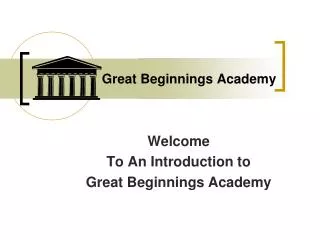 great beginnings academy
