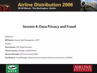 Session 4: Data Privacy and Fraud