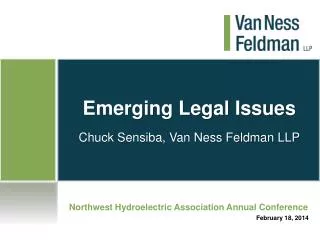 Emerging Legal Issues