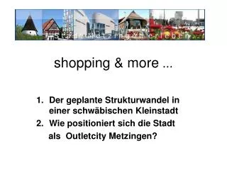 shopping more