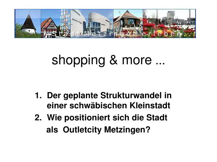 shopping more