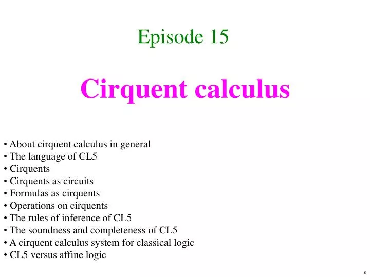 cirquent calculus