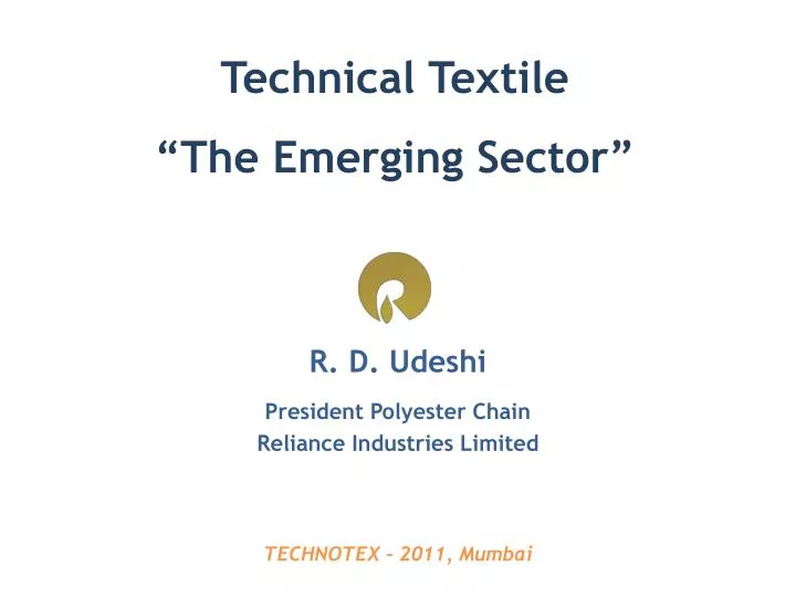technical textile the emerging sector